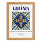 Goiânia, Brasil – Travel Wall Art, set in oak frame
