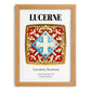 Lucerne, Switzerland – Historic Cities Art Print, set in oak frame