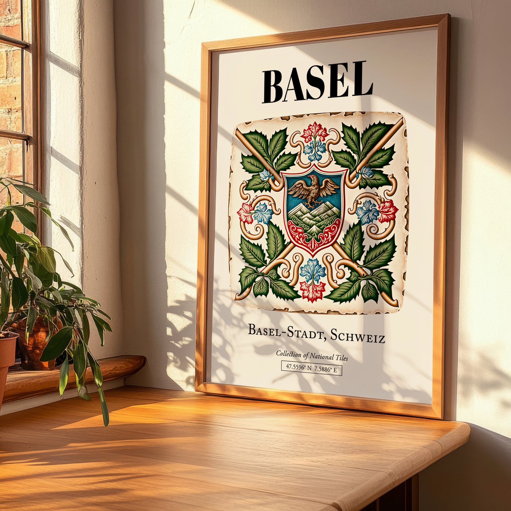 Basel, Switzerland – Global Wall Art, clean layout with no caption