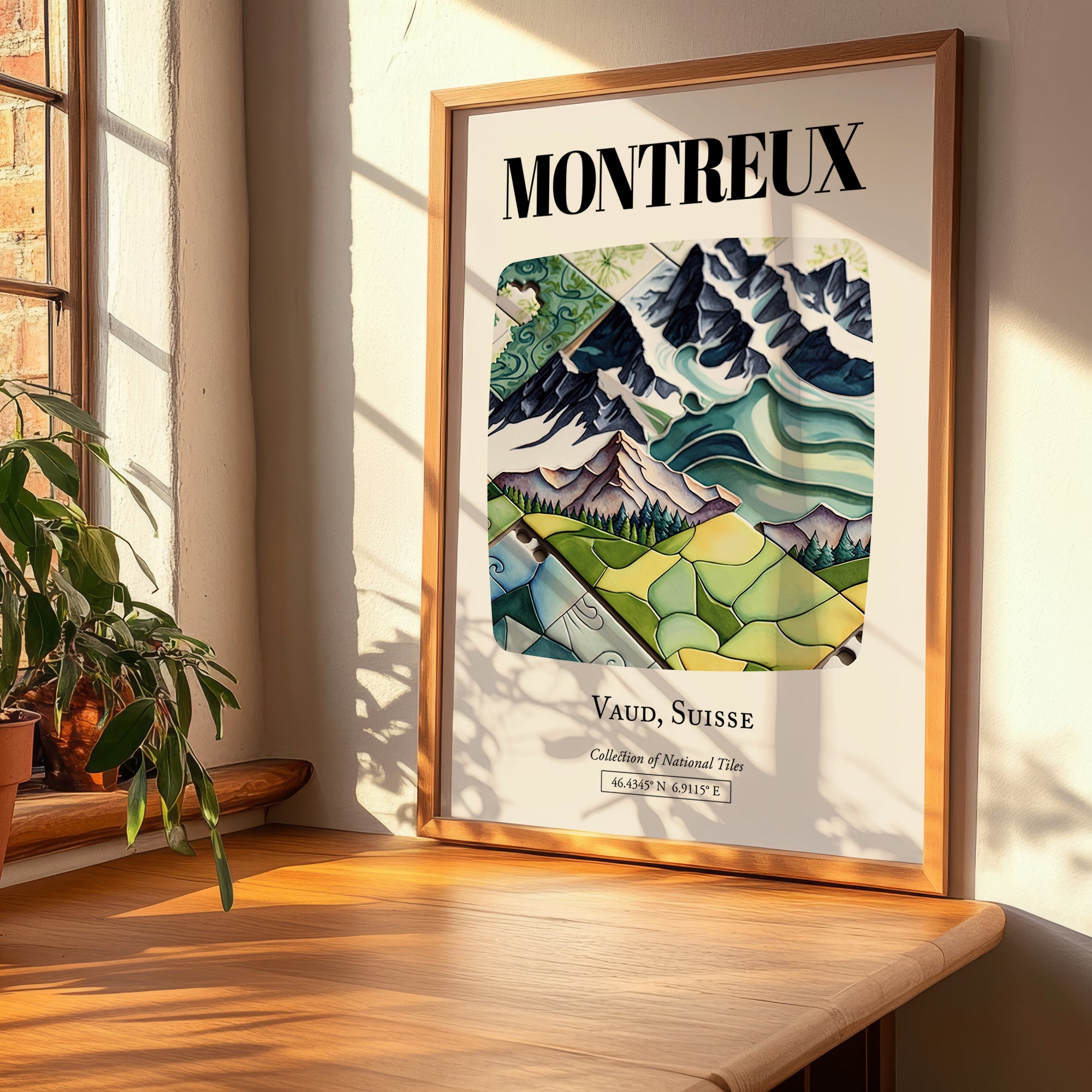 Montreux, Switzerland – Travel Wall Decor, clean layout with no caption