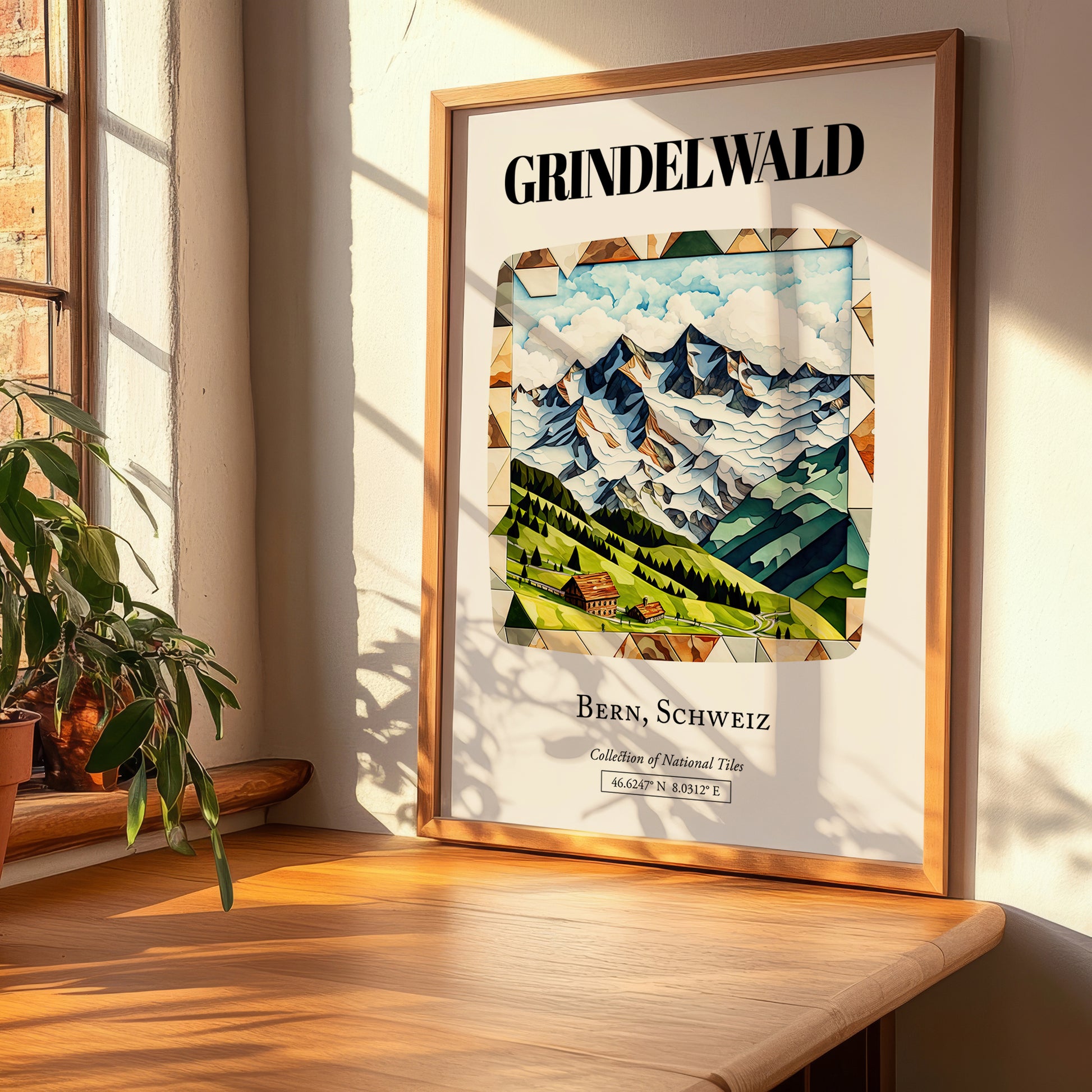 Grindelwald, Switzerland – Travel Wall Art, clean layout with no caption