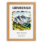Grindelwald, Switzerland – Travel Wall Art, set in oak frame