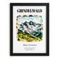 Grindelwald, Switzerland – Travel Wall Art, in sleek black frame