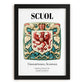 Scuol, Switzerland – Travel Wall Art, in sleek black frame