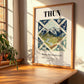 Thun, Switzerland – Travel Print, clean layout with no caption