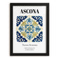 Ascona, Switzerland – Travel Wall Decor, in sleek black frame