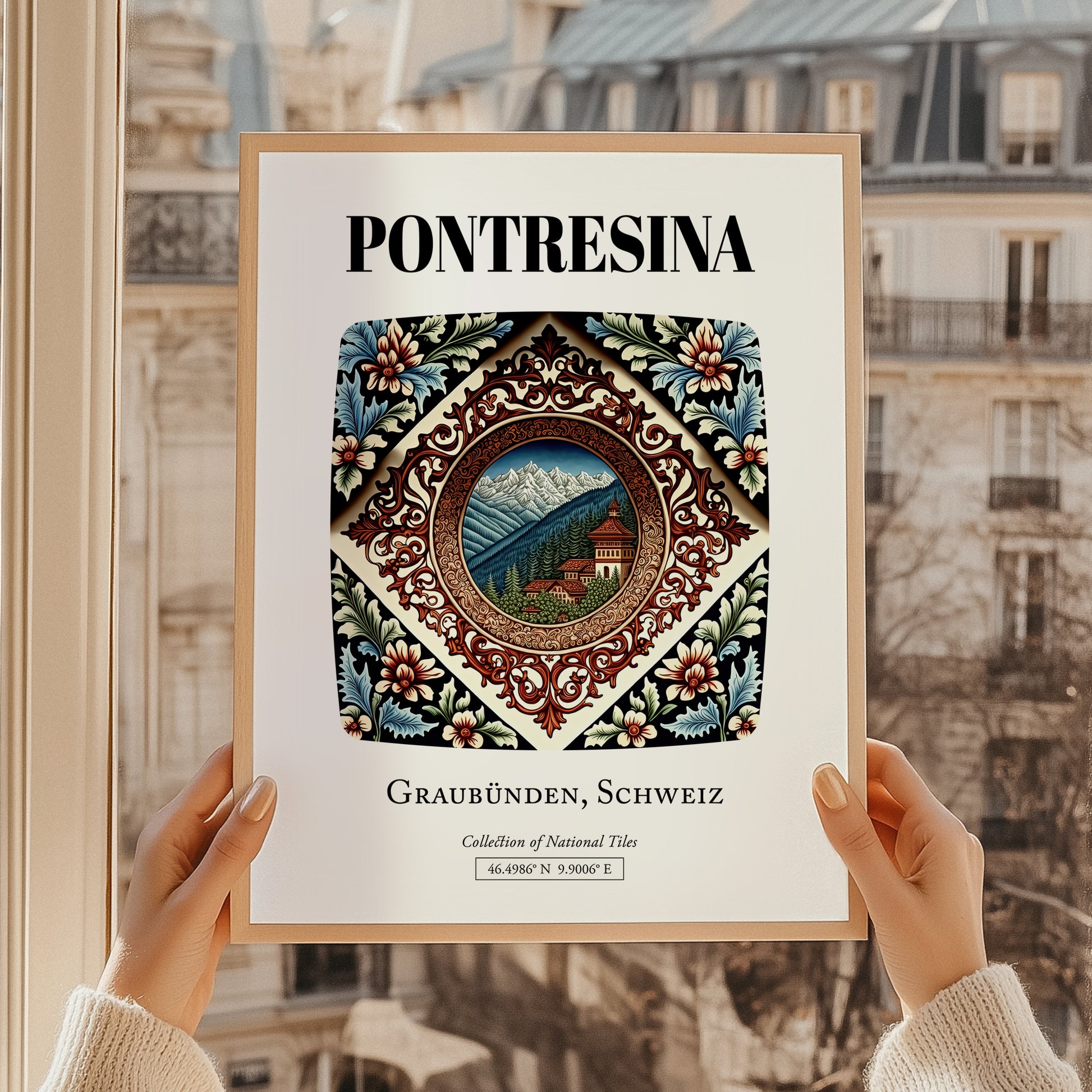 Pontresina, Switzerland – Travel Poster
