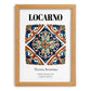 Locarno, Switzerland – Away From Home Poster, set in oak frame