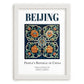 Beijing, China – Wanderlust-Inspired Poster, placed in minimal white frame