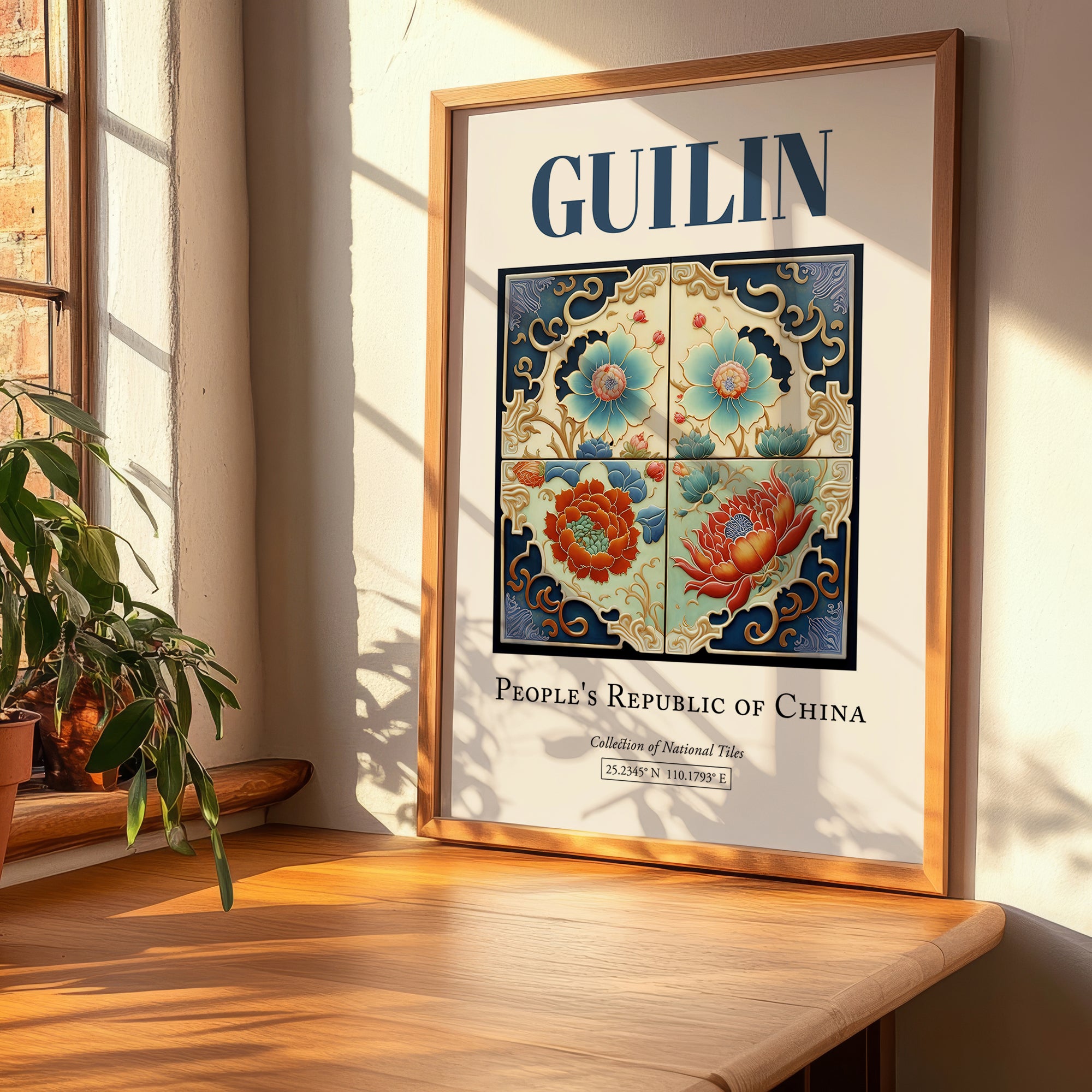 Guilin, China – Travel Print, clean layout with no caption