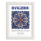 Hangzhou, China – Travel Wall Decor, placed in minimal white frame