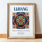 Lijiang, China – Travel Destination Art, in wooden frame leaning on the floor