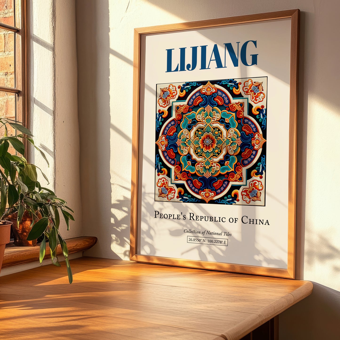 Lijiang, China – Travel Destination Art, clean layout with no caption