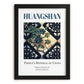 Huangshan, China – Travel Poster, in sleek black frame