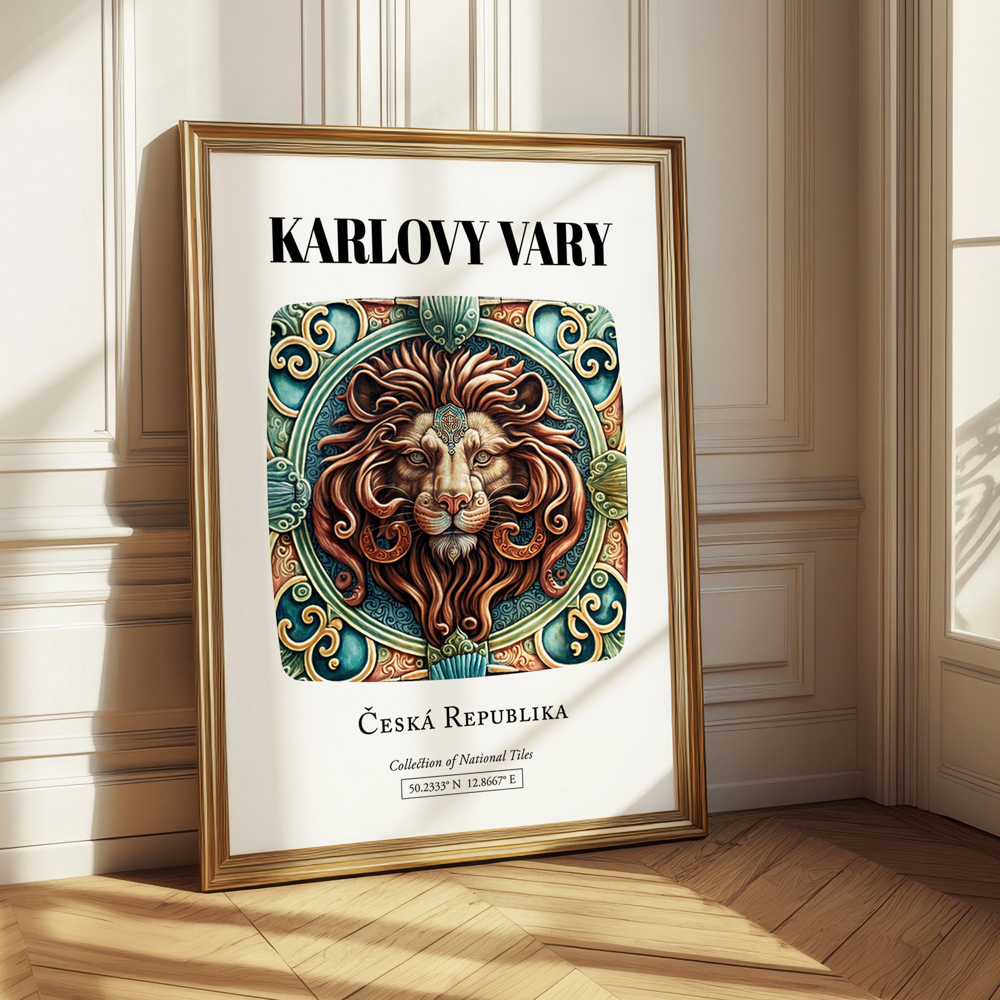 Karlovy Vary, Czech Republic – Travel Print, styled in a charming Paris street view