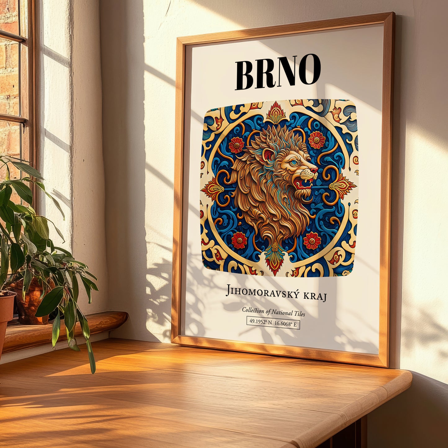 Brno, Czech Republic – Country Culture Poster, clean layout with no caption