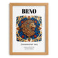 Brno, Czech Republic – Country Culture Poster, set in oak frame