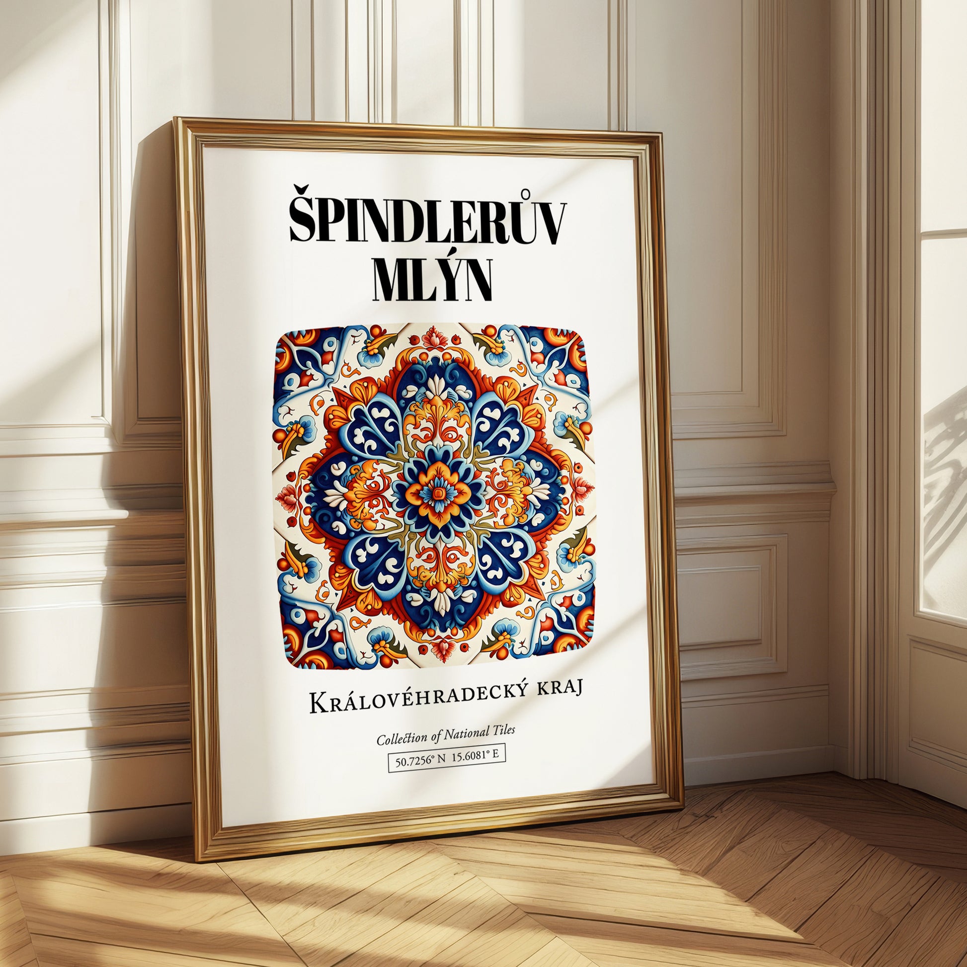 Špindlerův Mlýn, Czech Republic – Travel Destination Art, styled in a charming Paris street view