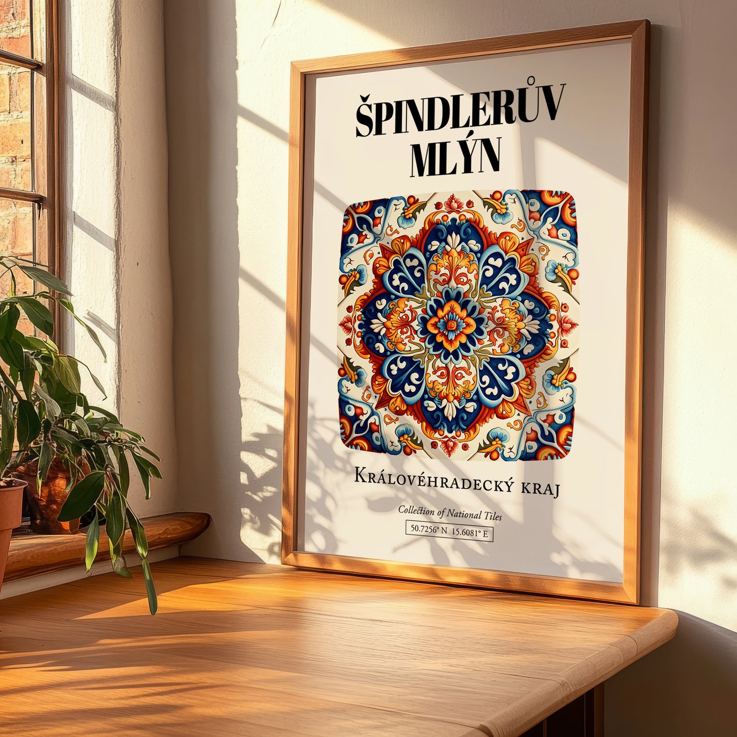 Špindlerův Mlýn, Czech Republic – Travel Destination Art, clean layout with no caption