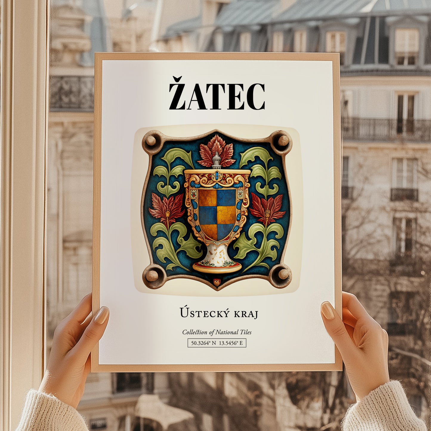 Žatec, Czech Republic – Historic Cities Art Print