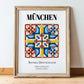 München, Germany – Travel Memories Wall Print, in wooden frame leaning on the floor