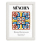München, Germany – Travel Memories Wall Print, placed in minimal white frame