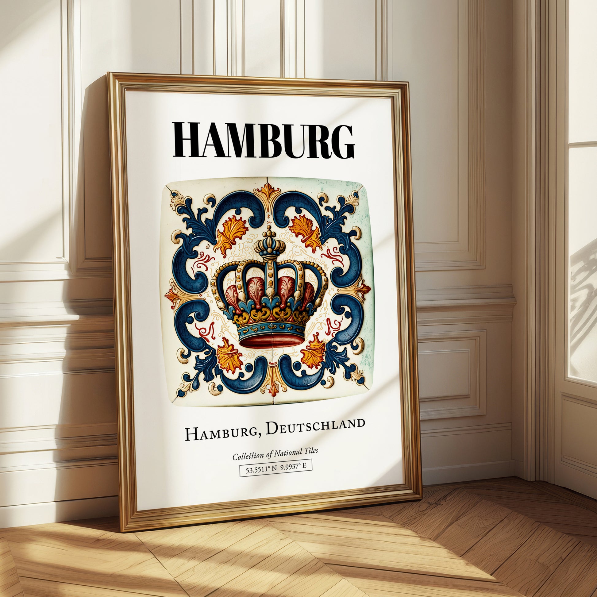Hamburg, Germany – Travel Wall Decor, styled in a charming Paris street view