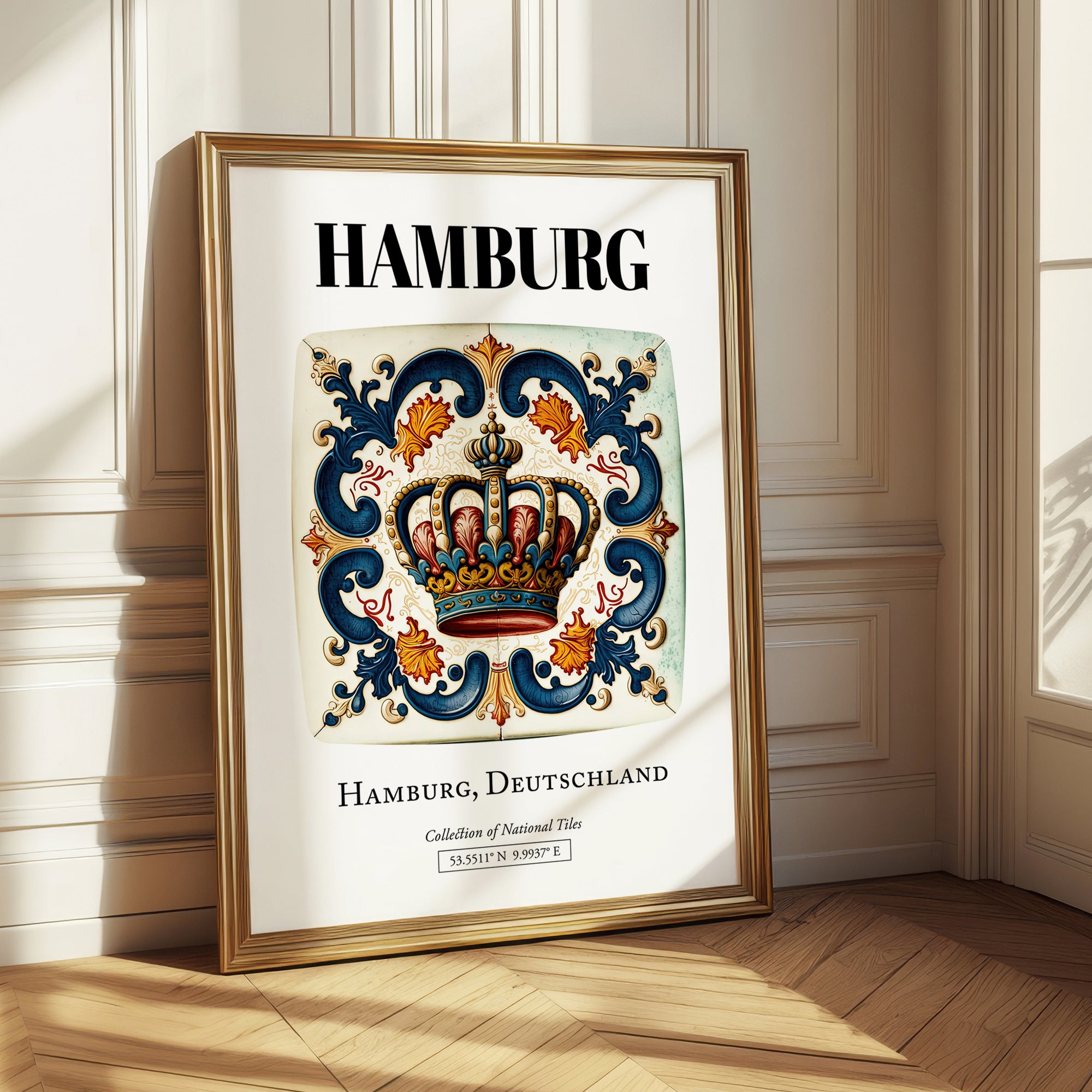 Hamburg, Germany – Travel Wall Decor, styled in a charming Paris street view