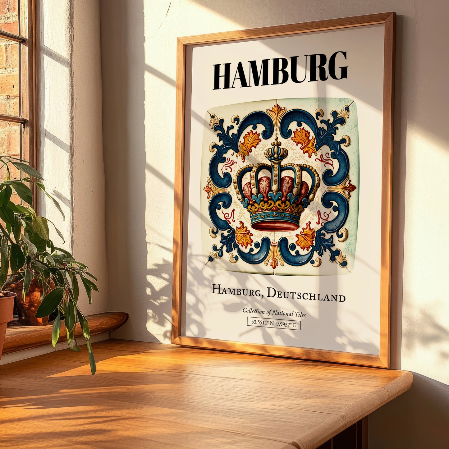 Hamburg, Germany – Travel Wall Decor, clean layout with no caption