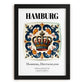 Hamburg, Germany – Travel Wall Decor, in sleek black frame