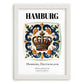 Hamburg, Germany – Travel Wall Decor, placed in minimal white frame