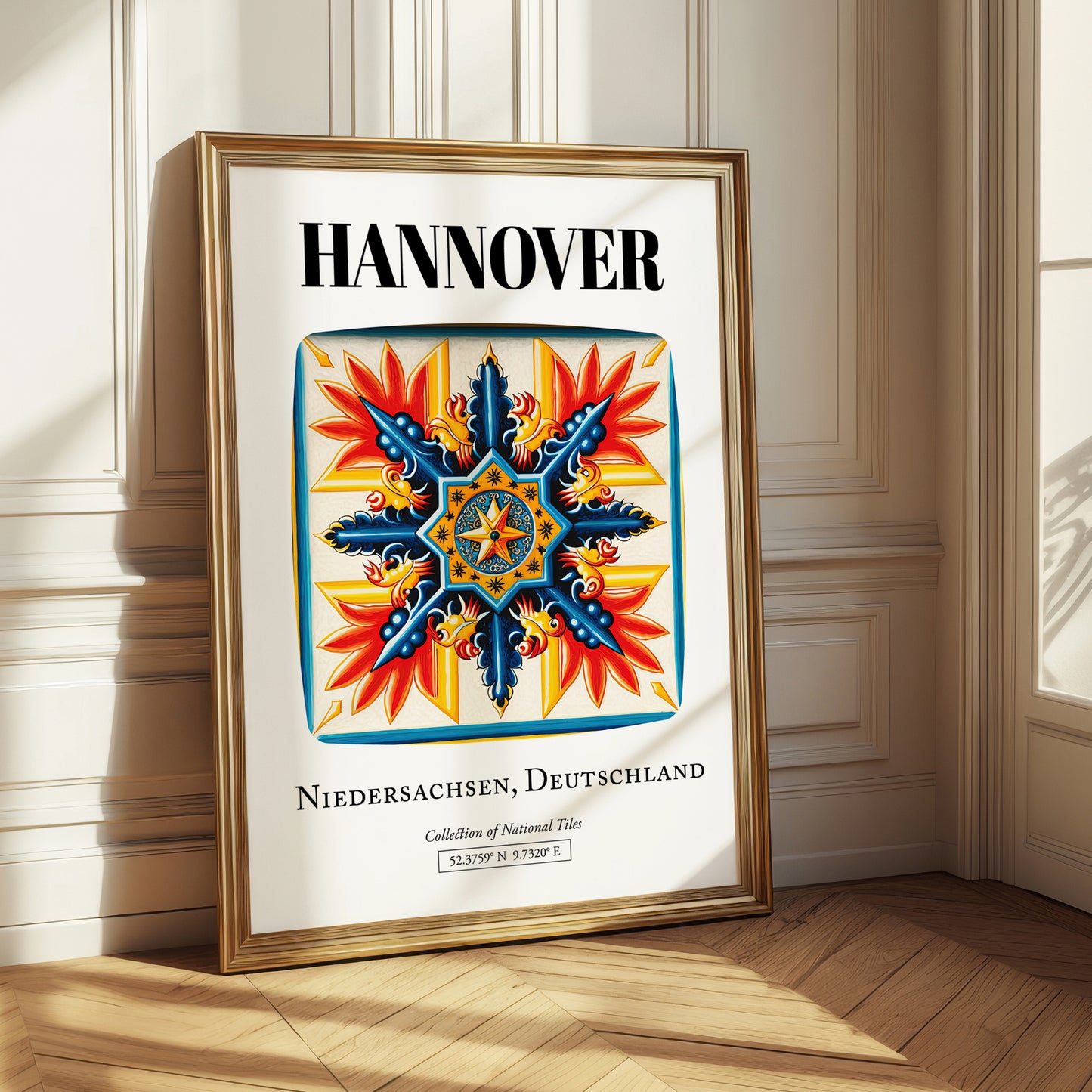 Hannover, Germany – Away From Home Poster, styled in a charming Paris street view