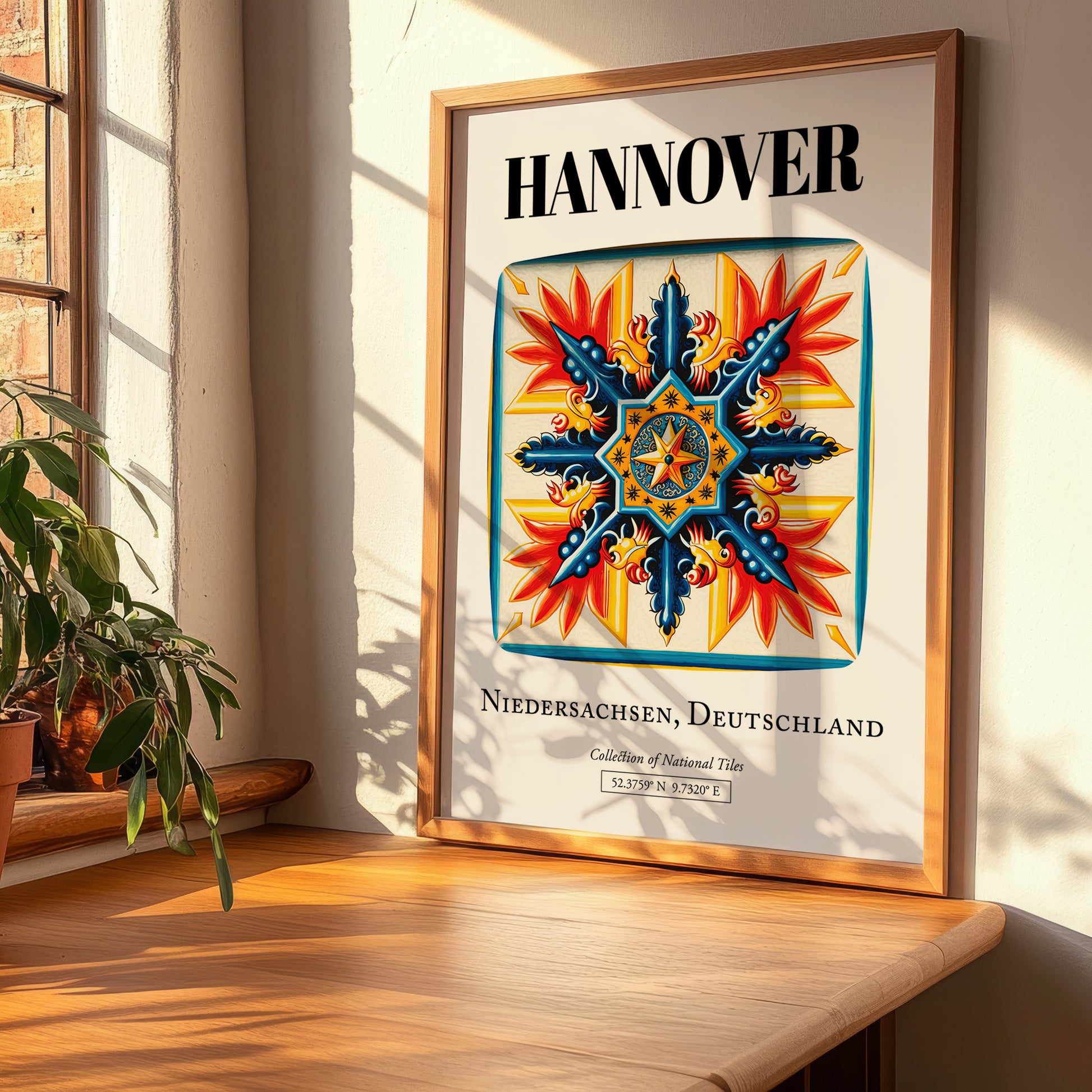 Hannover, Germany – Away From Home Poster, clean layout with no caption