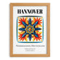 Hannover, Germany – Away From Home Poster, set in oak frame