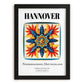 Hannover, Germany – Away From Home Poster, in sleek black frame