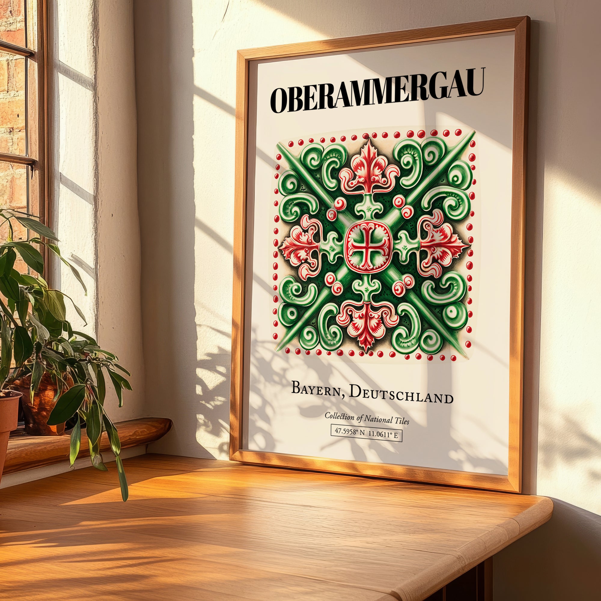Oberammergau, Germany – Global Wall Art, clean layout with no caption