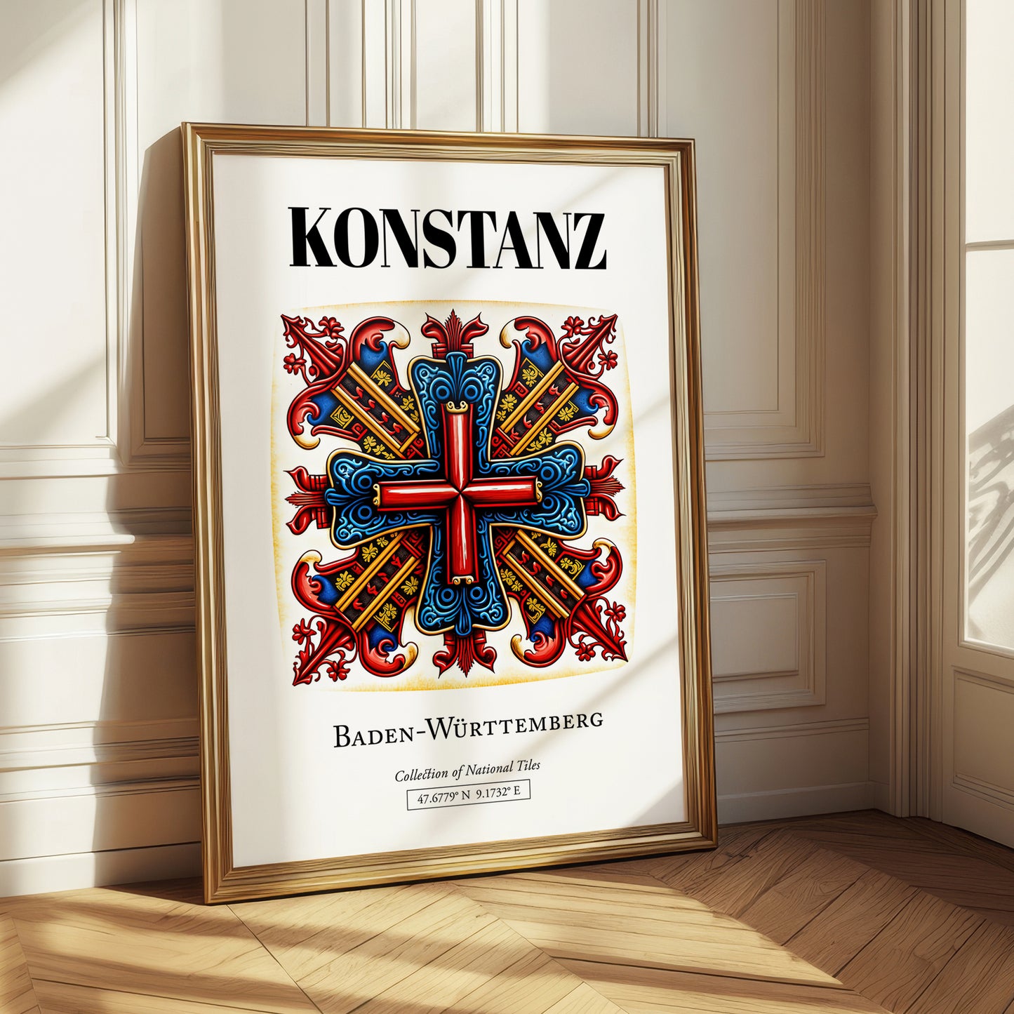 Konstanz, Germany – World Travel Art, styled in a charming Paris street view