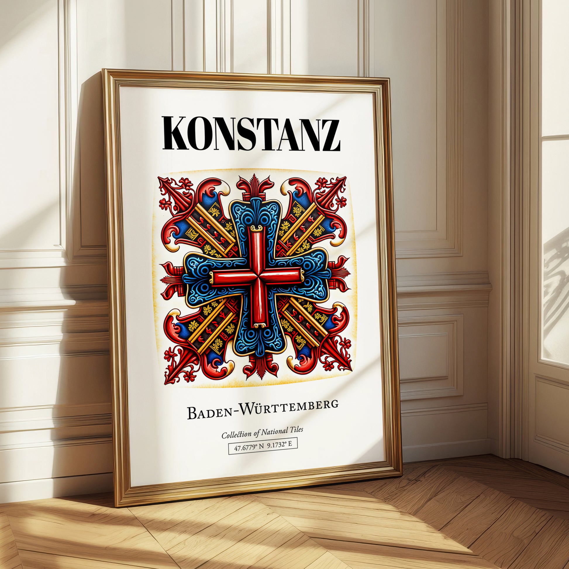 Konstanz, Germany – World Travel Art, styled in a charming Paris street view