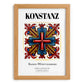 Konstanz, Germany – World Travel Art, set in oak frame