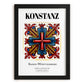 Konstanz, Germany – World Travel Art, in sleek black frame