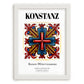 Konstanz, Germany – World Travel Art, placed in minimal white frame