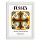 Füssen, Germany – Travel Memories Wall Print, placed in minimal white frame