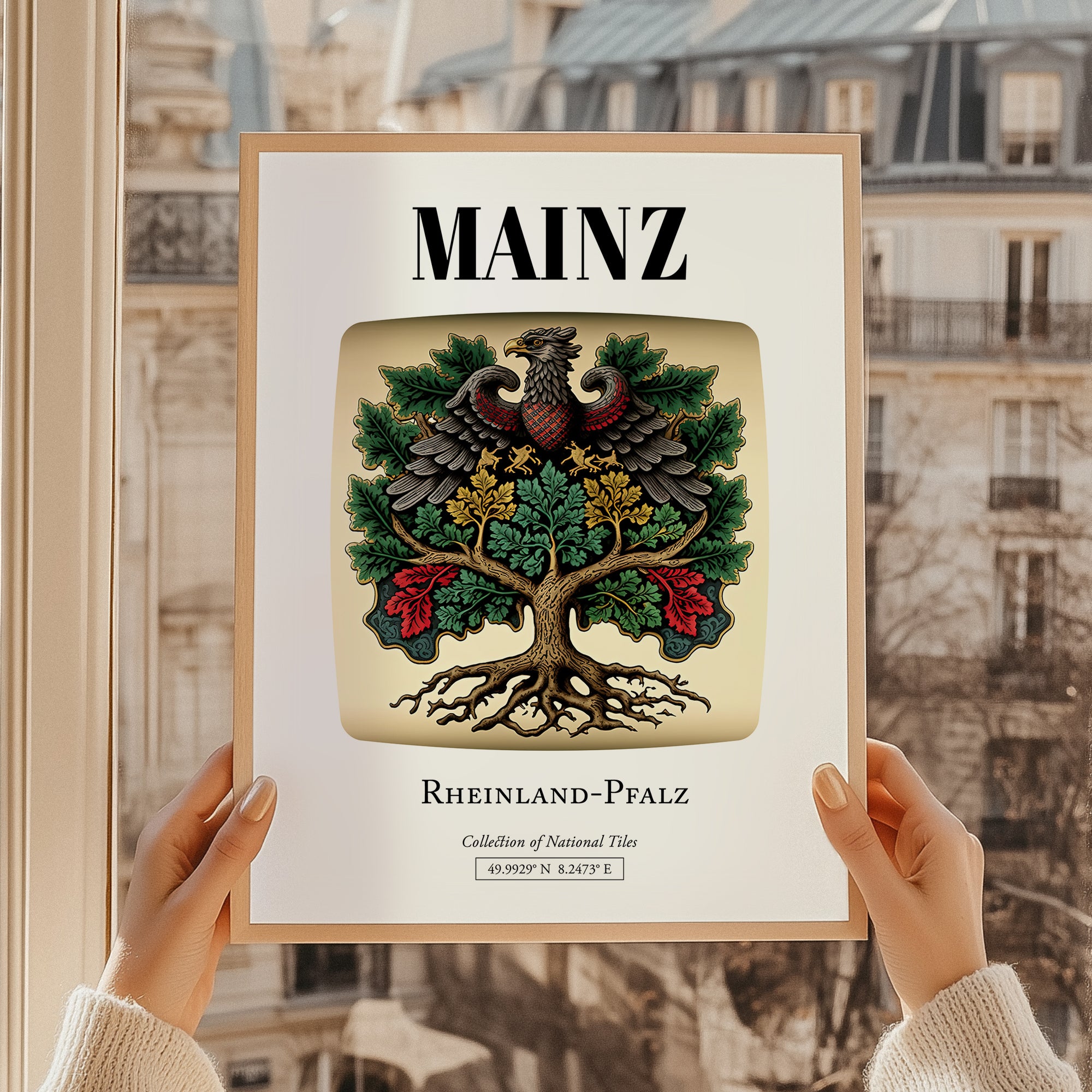 Mainz, Germany – Historic Cities Art Print