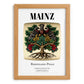 Mainz, Germany – Historic Cities Art Print, set in oak frame