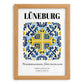 Lüneburg, Germany – Travel Poster, set in oak frame