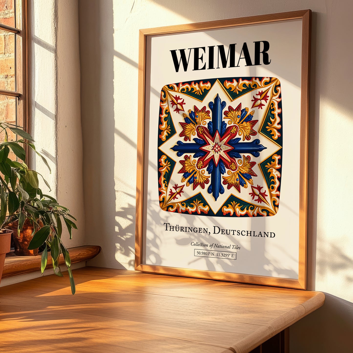 Weimar, Germany – Travel Print, clean layout with no caption