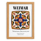 Weimar, Germany – Travel Print, set in oak frame