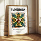 Paderborn, Germany – Country Culture Poster, styled in a charming Paris street view