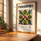 Paderborn, Germany – Country Culture Poster, clean layout with no caption