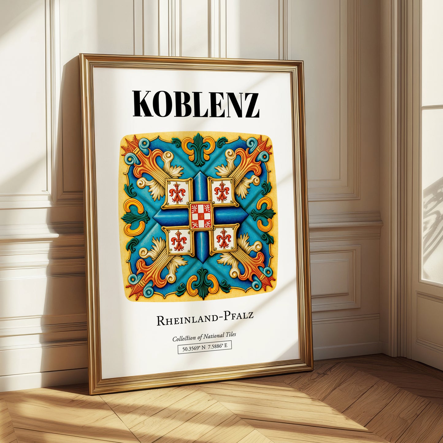 Koblenz, Germany – Travel Wall Decor, styled in a charming Paris street view